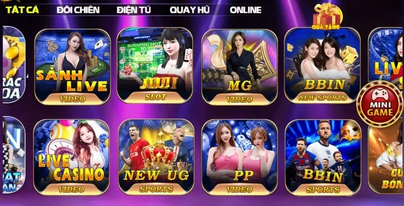 Sảnh game cược siêu khủng của 68gamebai