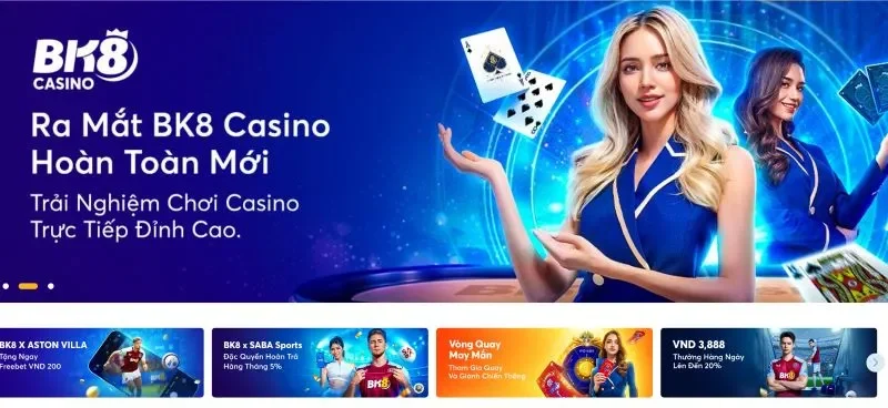 Giới thiệu đôi nét về cổng game cá cược BK8