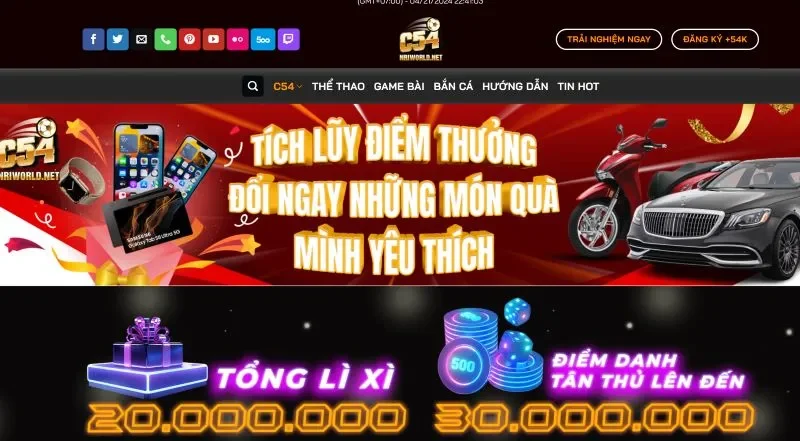 Khuyến mãi đang diễn ra tại C54