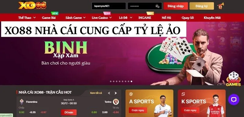 Thông tin về top 3 nhà cái không xanh chín Nhà cái Xo88 cung cấp tỷ lệ thưởng ảo
